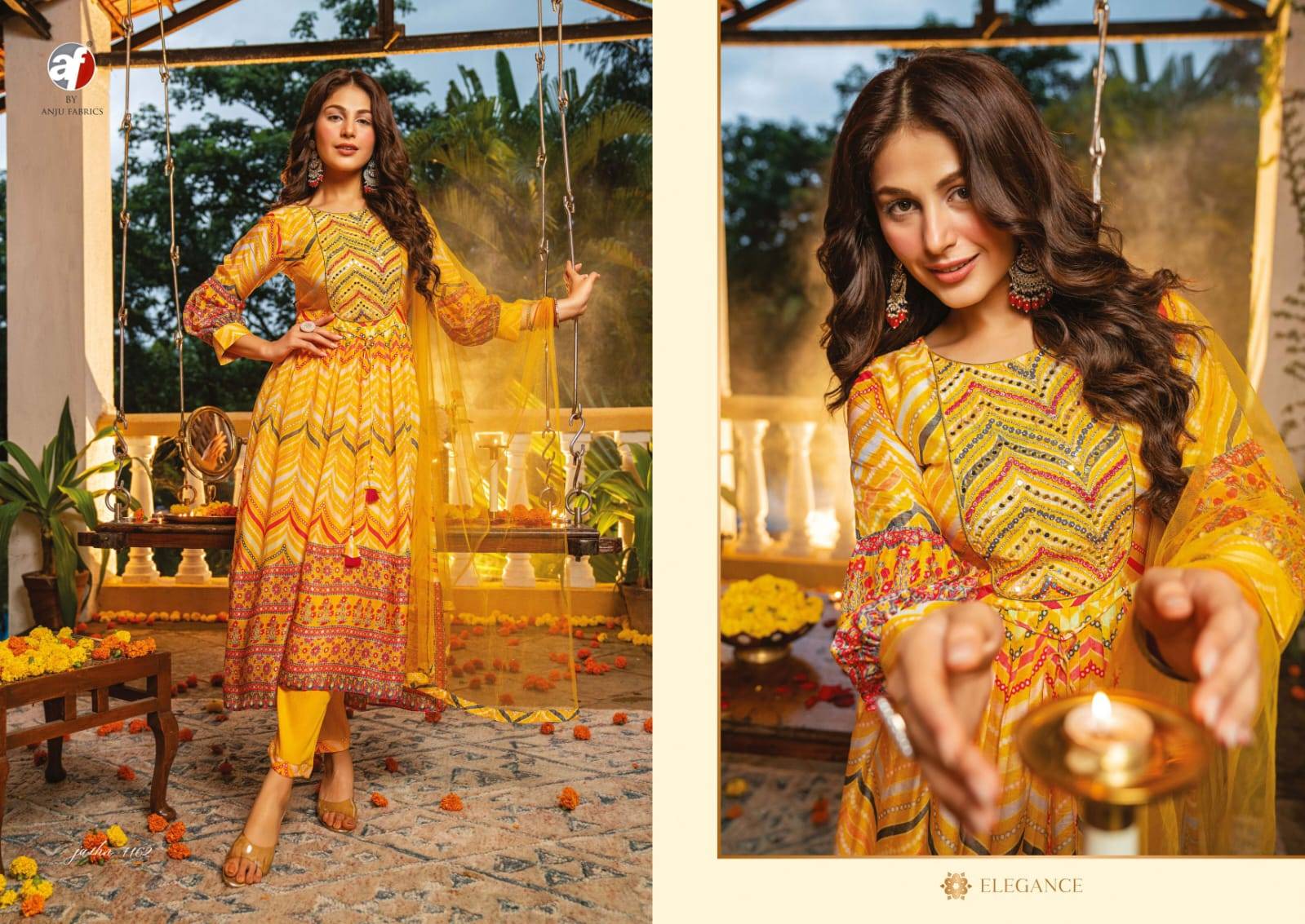 Jashn  by Anju fabrics 1161 TO 1166 SERIES 